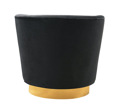 Sedia girevole nera Novak