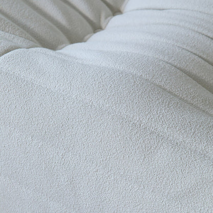 Set di divani a sacco in velluto Teddy