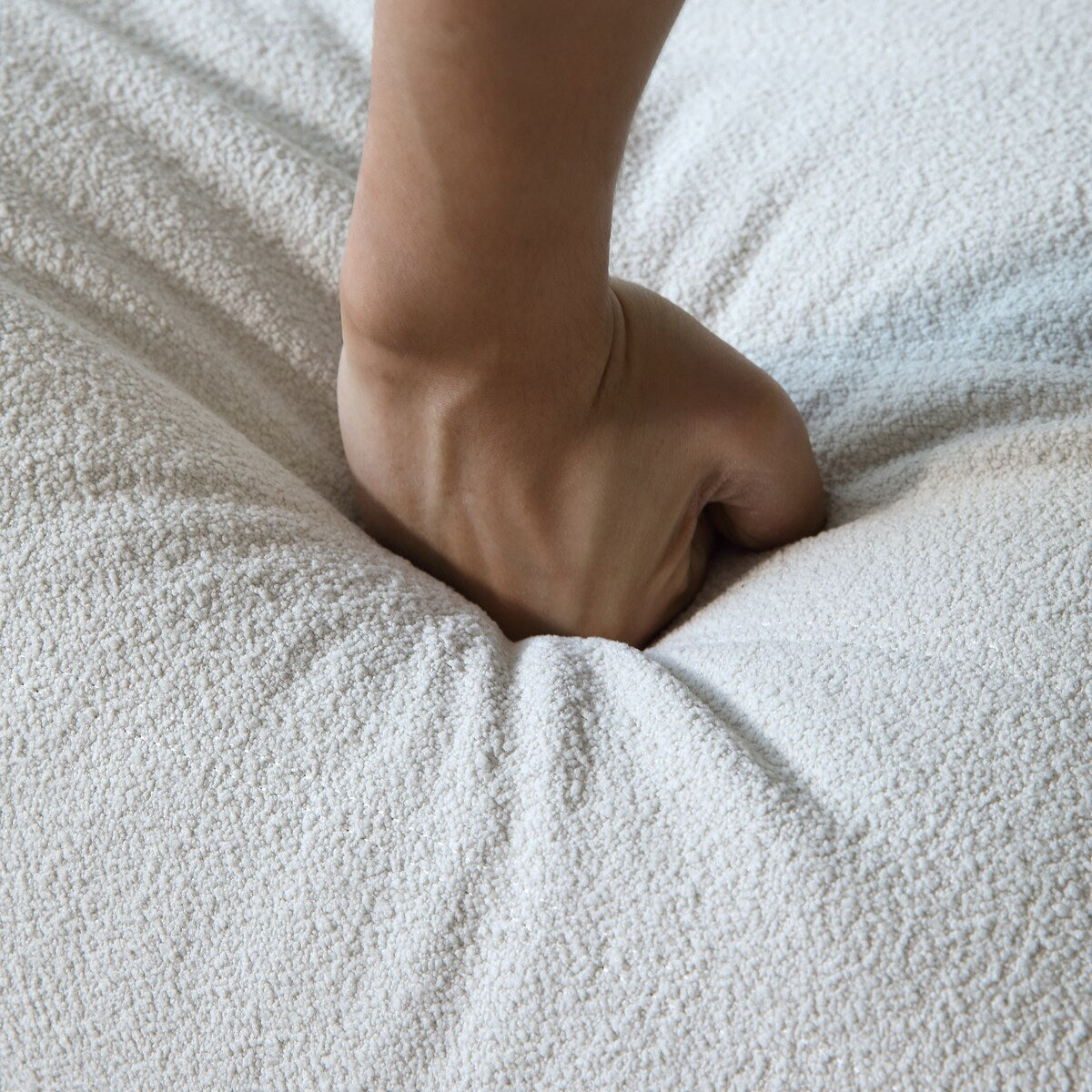 Set di divani a sacco in velluto Teddy