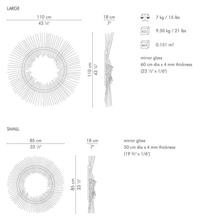 SPECCHIO TWIGGY, PICCOLO