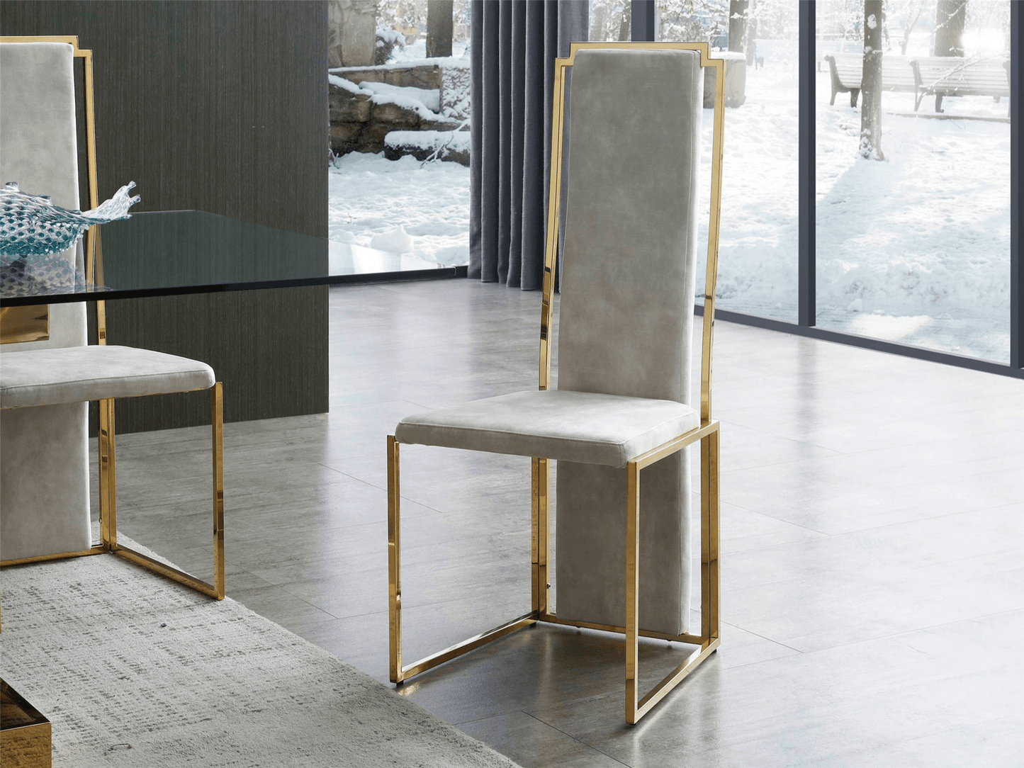 Sedia da pranzo Cantrell: set da 2