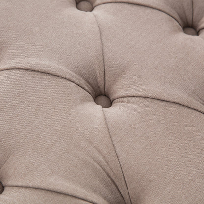 Panca contenitore imbottita, panca con braccioli, panca d'ingresso con piano ribaltabile trapuntato, 50,4 pollici