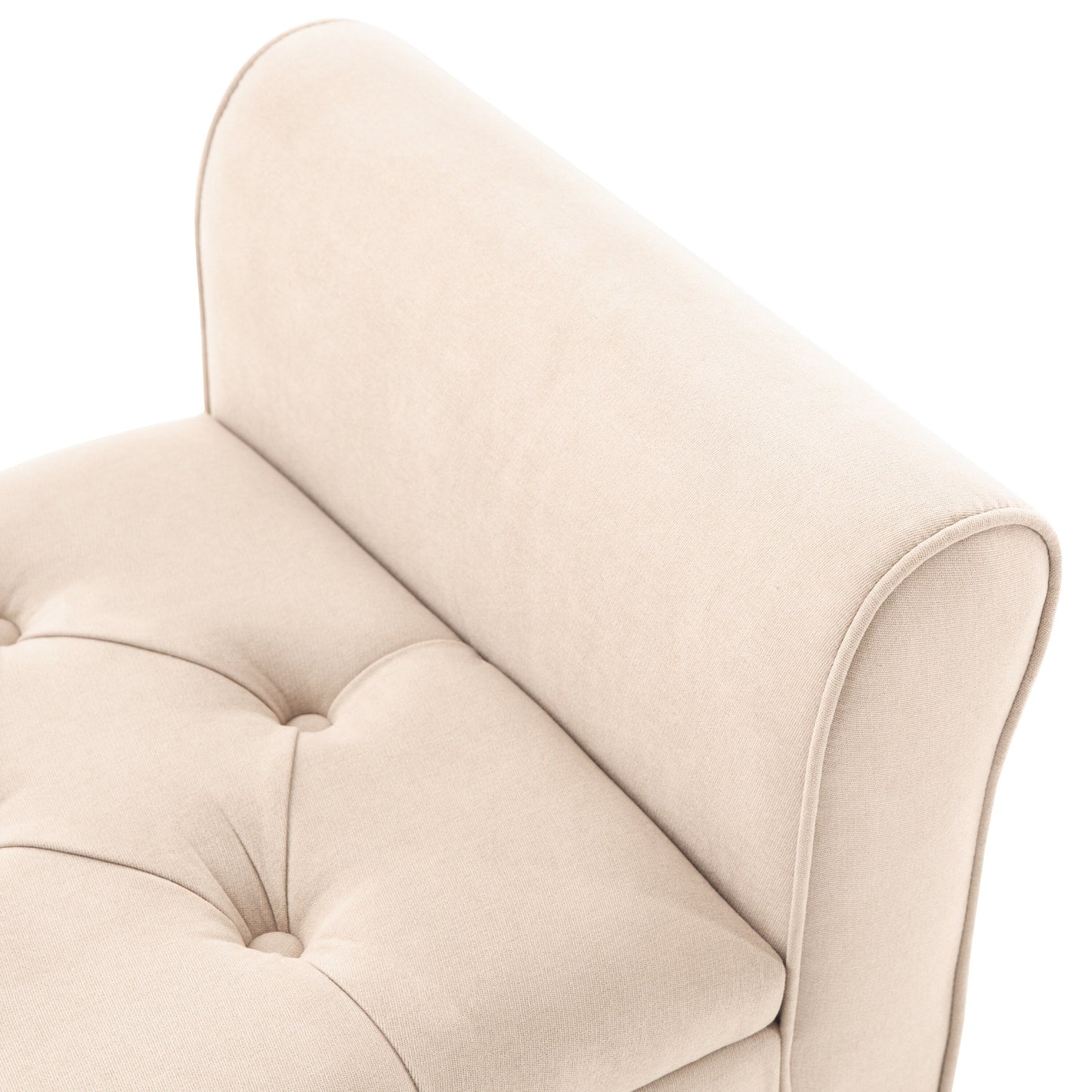 Panca contenitore imbottita, panca con braccioli, panca d'ingresso con piano ribaltabile trapuntato, 50,4 pollici