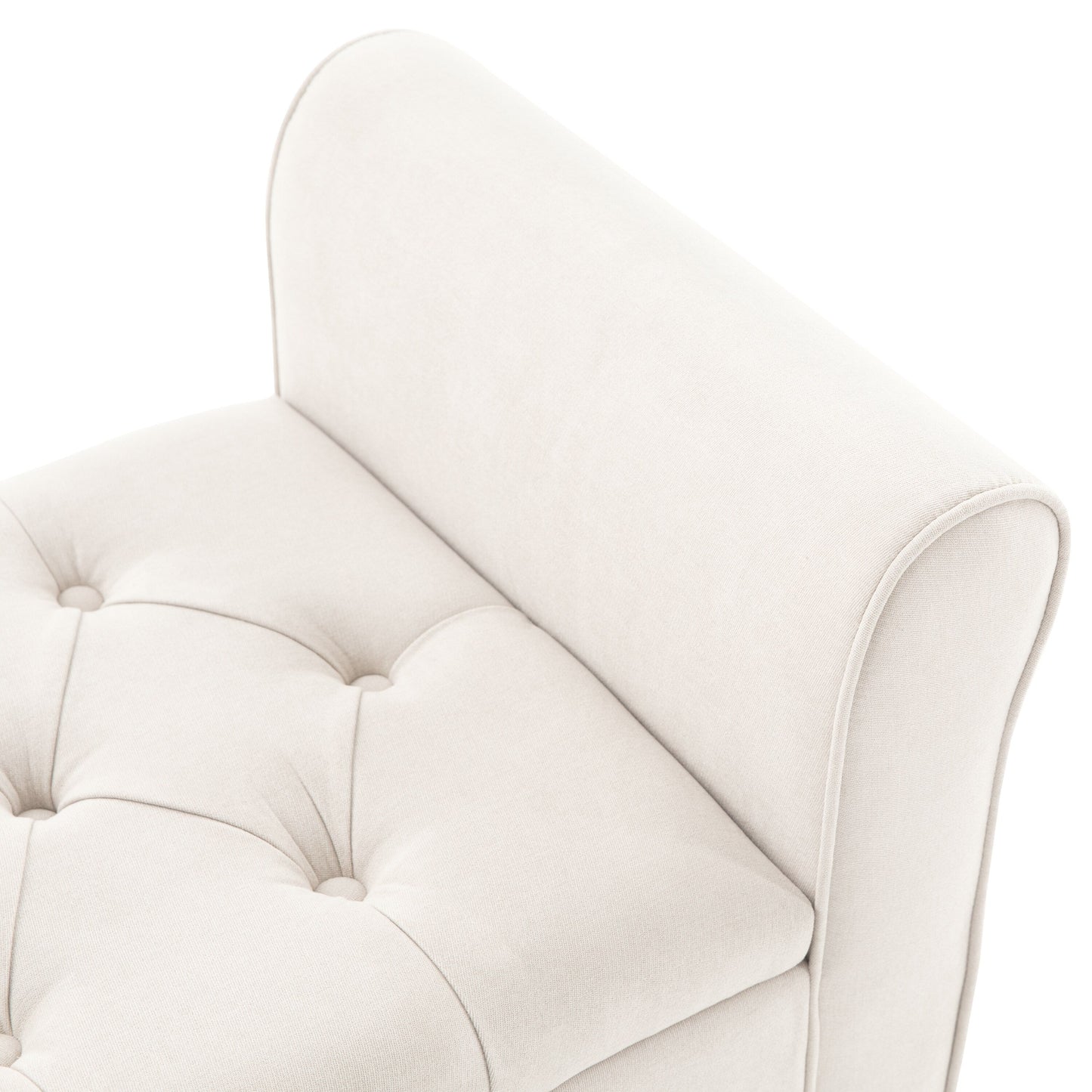 Panca contenitore imbottita, panca con braccioli, panca d'ingresso con piano ribaltabile trapuntato, 50,4 pollici