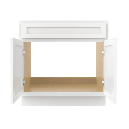 Mobiletto per lavabo da bagno Vanity Art da 36 pollici con lavabo singolo