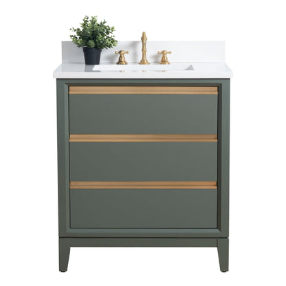 Mobile bagno Vanity Art con lavabo in ceramica e piano in marmo ingegnerizzato