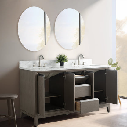 Mobile bagno Vanity Art con lavabo in ceramica e piano in marmo ingegnerizzato