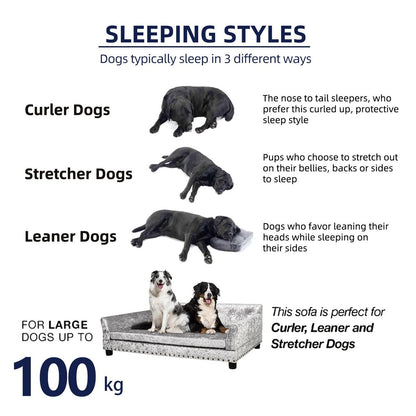 Cuccia per animali domestici con cuscino imbottito in velluto e rimovibile