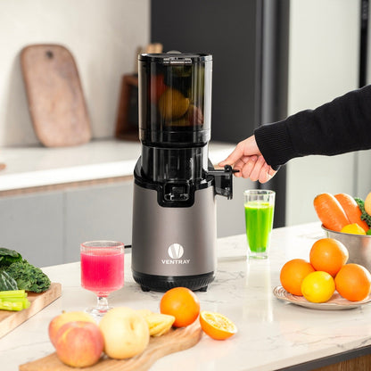 Estrattore di succo a masticazione lenta Ventray 900, estrattore di succo a freddo con tramoggia di alimentazione extra large da 5,1 pollici