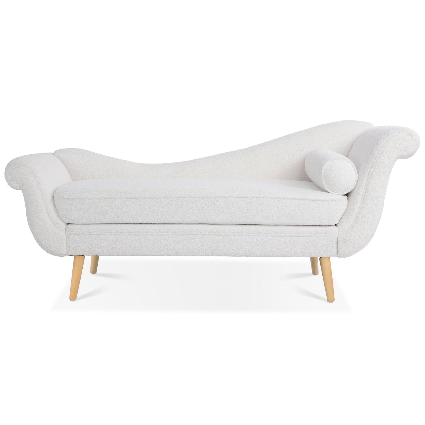 Chaise longue vintage con braccioli a spirale di Christopher Knight Home