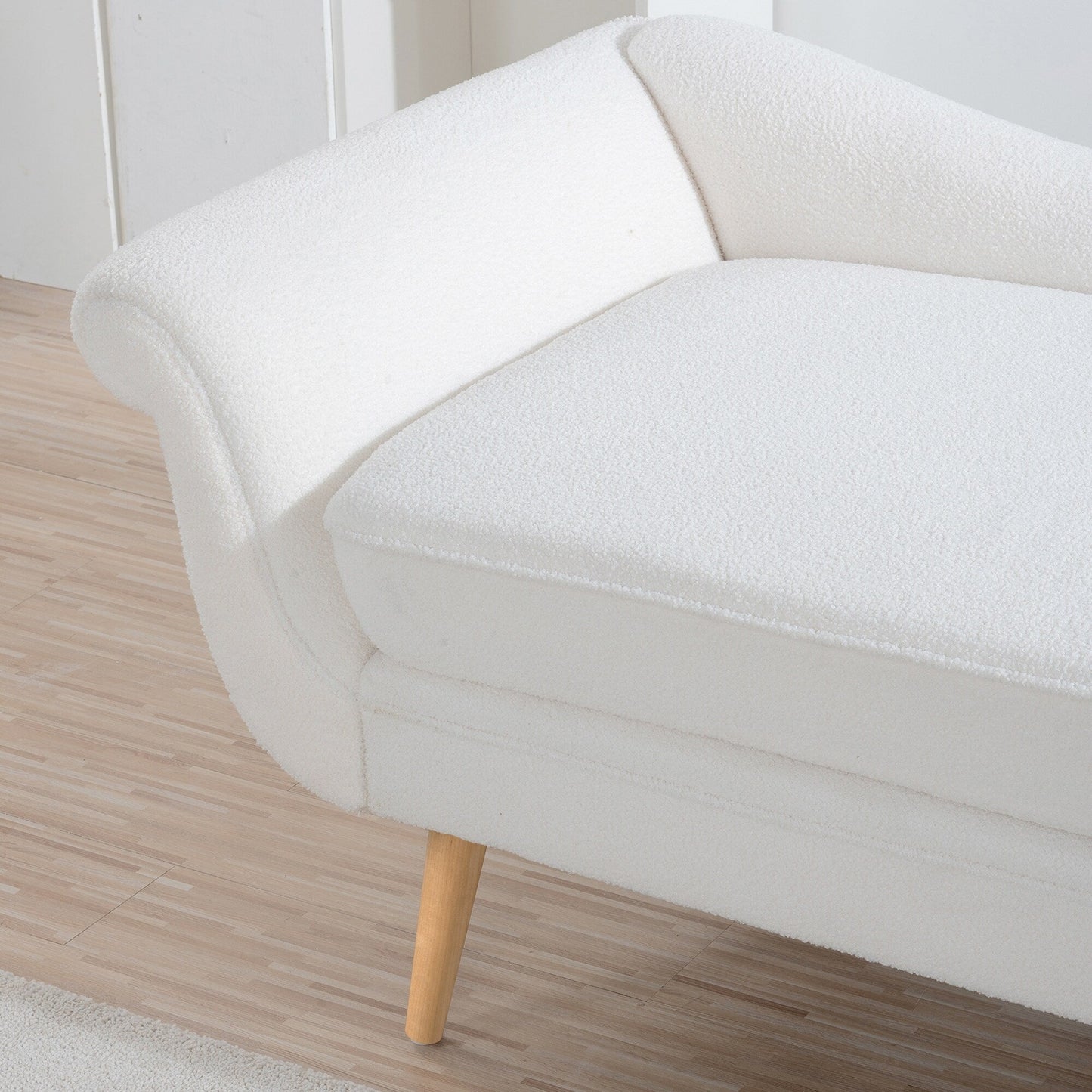 Chaise longue vintage con braccioli a spirale di Christopher Knight Home