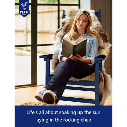 Sedia a dondolo da esterno WINSOON adatta a tutte le stagioni, set da 2