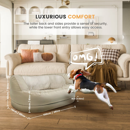 Letto per cani in schiuma ortopedica impermeabile WOWMAX per cani di grossa taglia