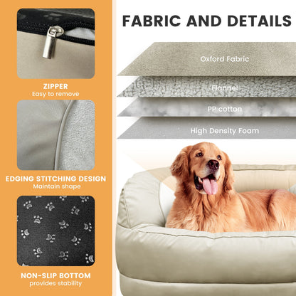 Letto per cani in schiuma ortopedica impermeabile WOWMAX per cani di grossa taglia