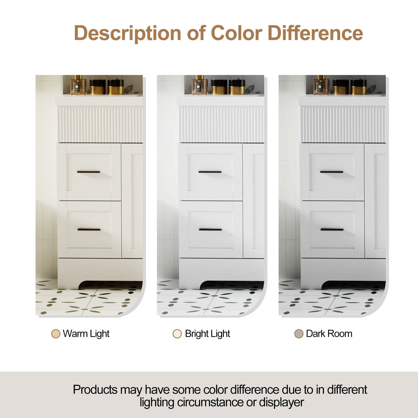 Mobile bagno Wavy Line 30/36/48 con lavabo e rubinetto