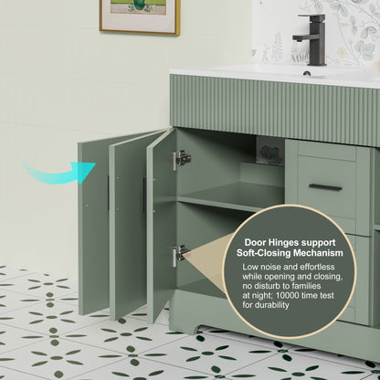 Mobile bagno Wavy Line 30/36/48 con lavabo e rubinetto