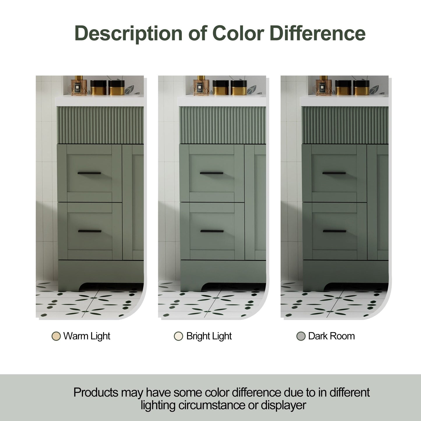 Mobile bagno Wavy Line 30/36/48 con lavabo e rubinetto