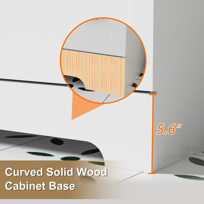 Mobile bagno Wavy Line 30/36/48 con lavabo e rubinetto