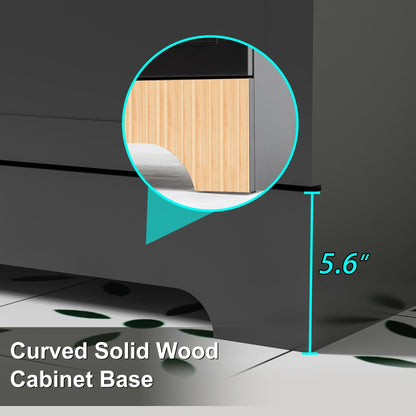 Mobile bagno Wavy Line 30/36/48 con lavabo e rubinetto