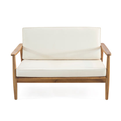 Set da salotto Willowbrook Outdoor in legno di acacia da 4 posti di Christopher Knight Home