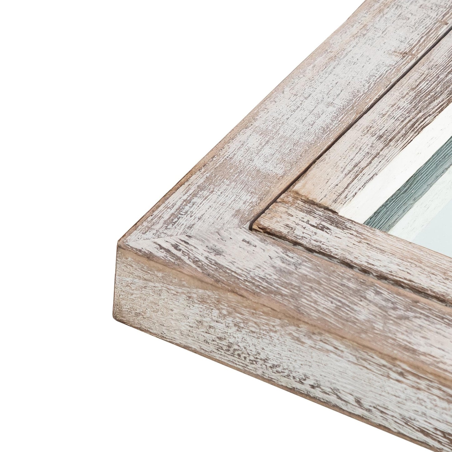 Specchio per finestra in legno ad arco 71'' L*31'' W