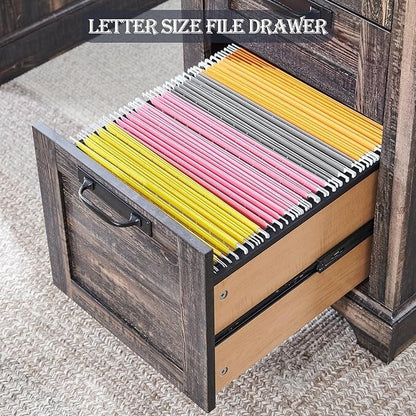 Scrivania direzionale da fattoria da 60 pollici, scrivania in legno per ufficio domestico, scrivania per computer