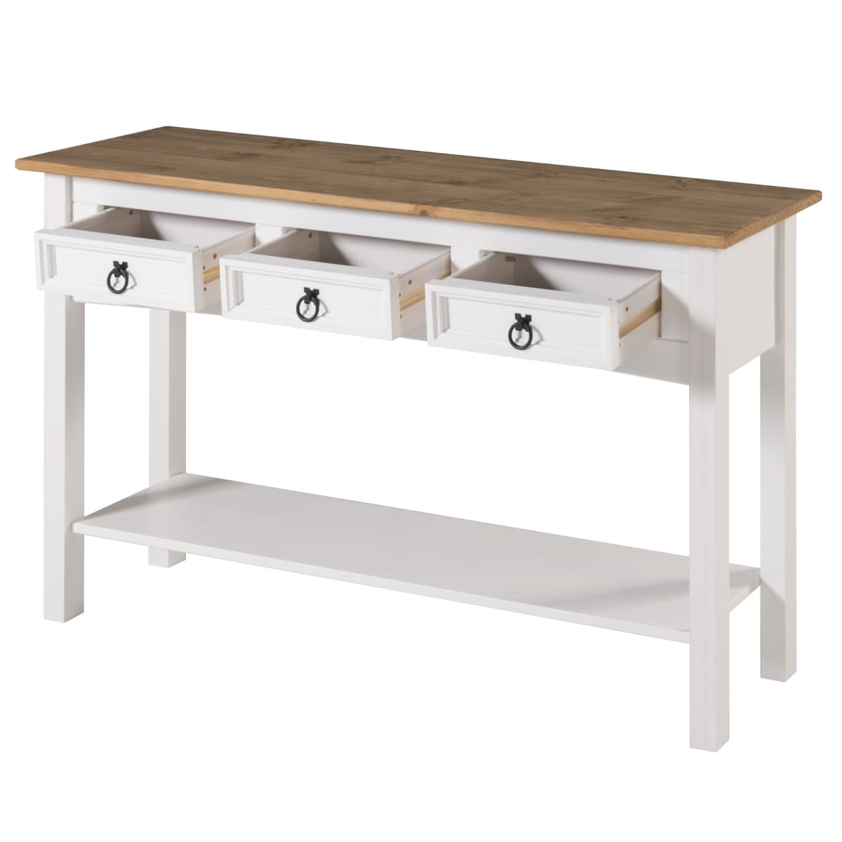 Consolle da ingresso in legno con 3 cassetti Corona | Furniture Dash - N/D