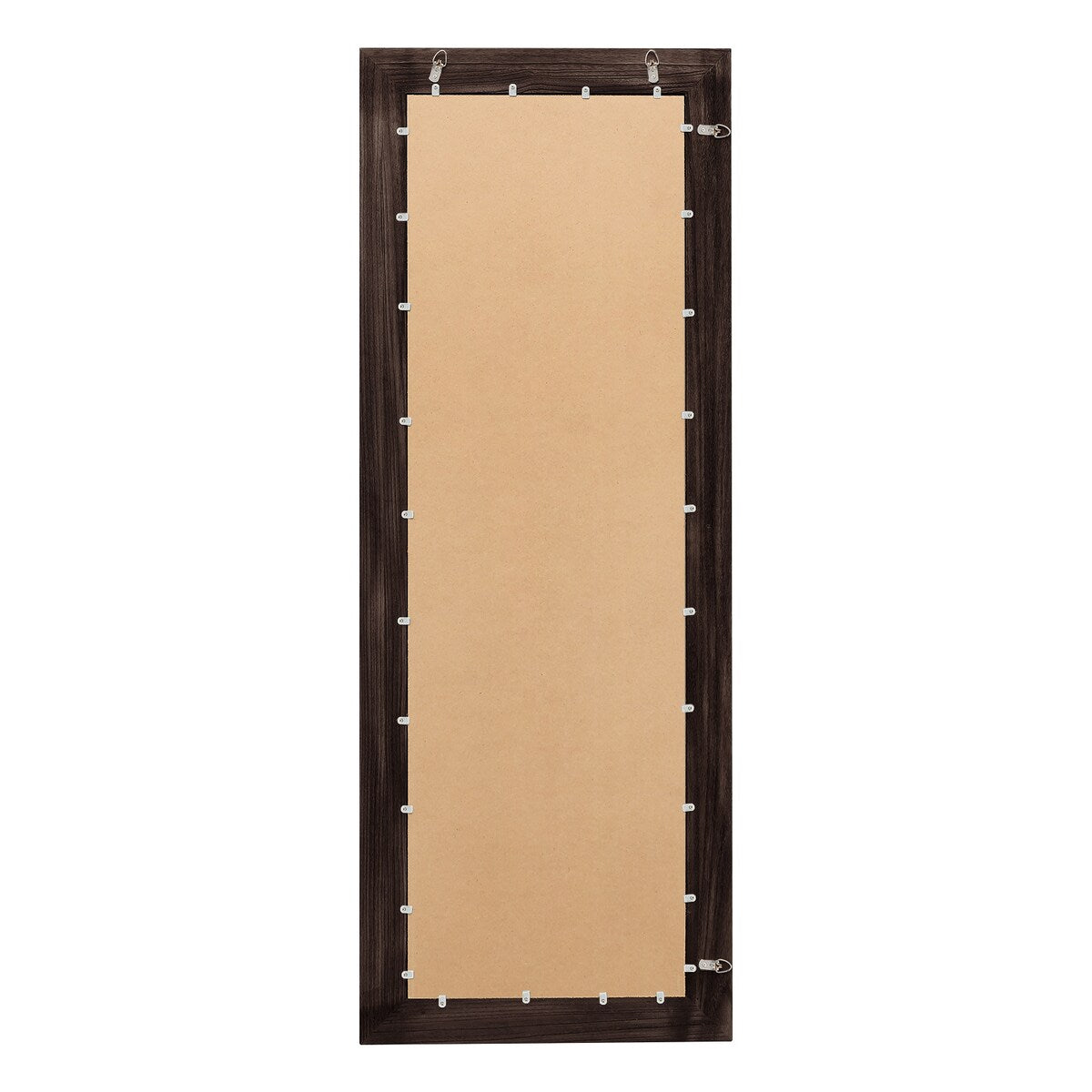 Specchio da terra a figura intera con cornice in legno rustico stile fattoria - 65x24