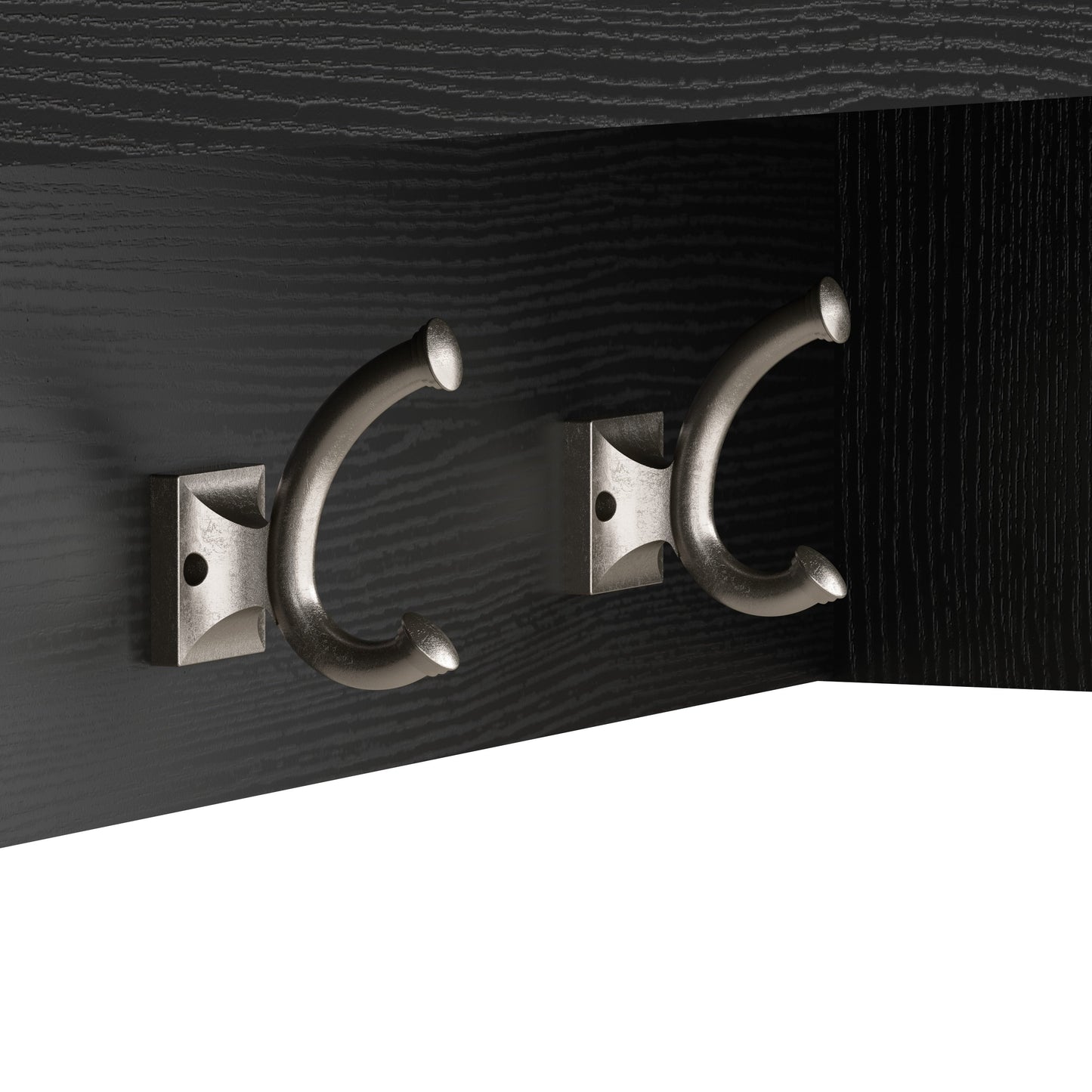 Appendiabiti da parete Woodland 40W con ripiano di Bush Furniture