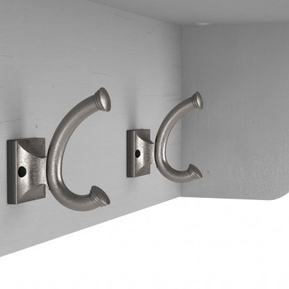 Appendiabiti da parete Woodland 40W con ripiano di Bush Furniture