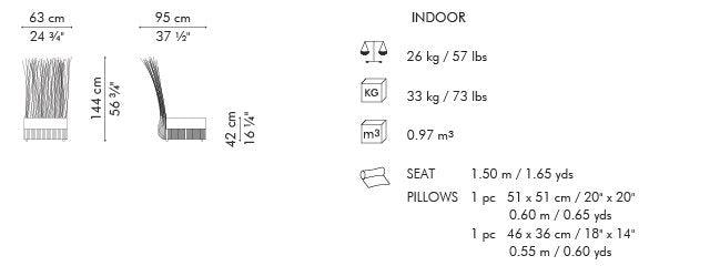 YODA SOFA, centro sezione