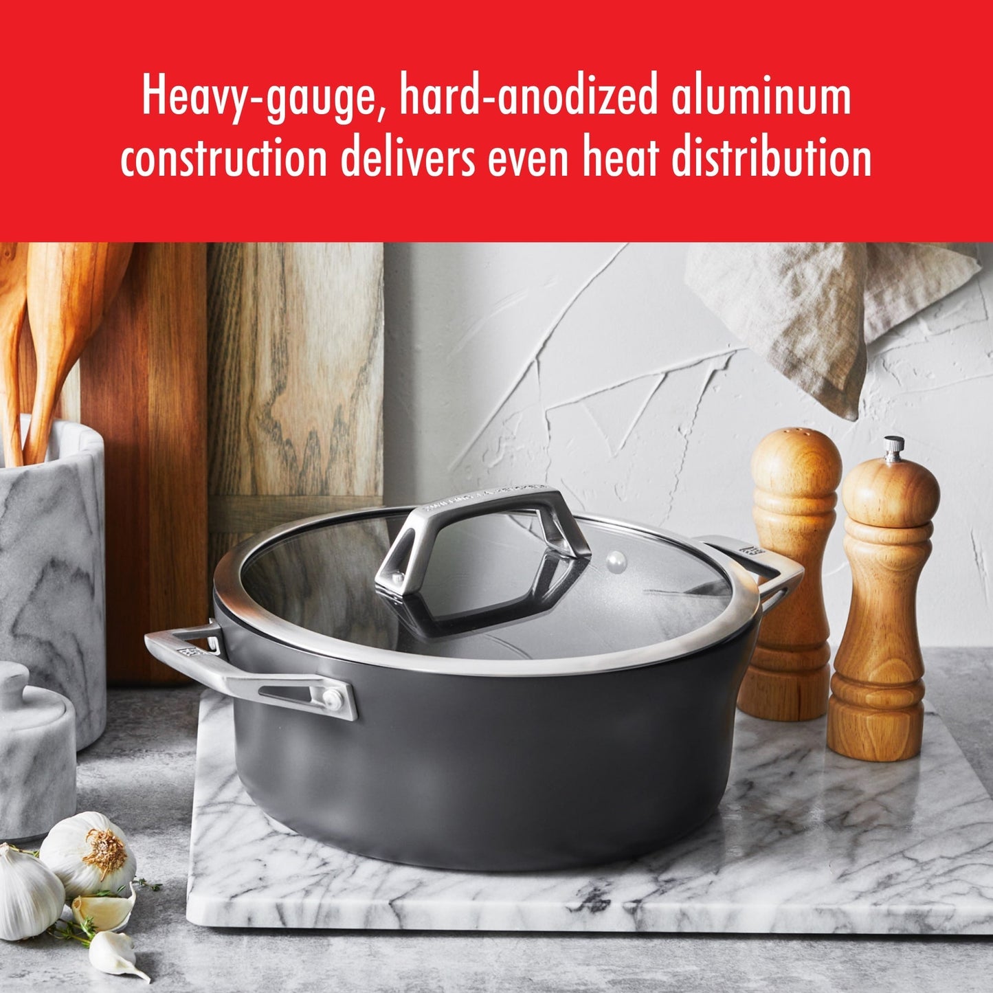 Forno olandese antiaderente in alluminio anodizzato duro ZWILLING Motion