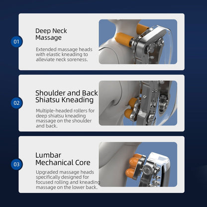 Poltrona reclinabile massaggiante Zero Gravity con massaggio completo del corpo, riscaldamento e audio Bluetooth integrato