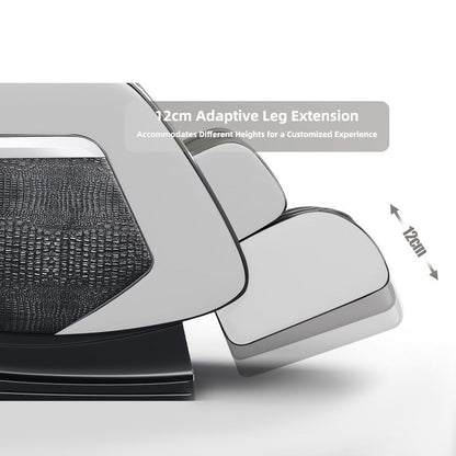 Poltrona reclinabile massaggiante Zero Gravity con massaggio completo del corpo, riscaldamento e audio Bluetooth integrato