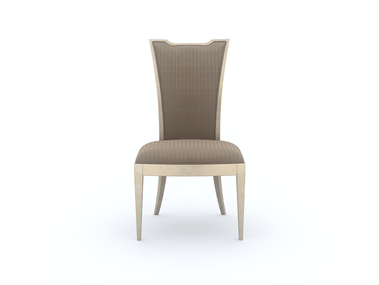 Sedia da pranzo Babs Very Accent in foglia argento tenue