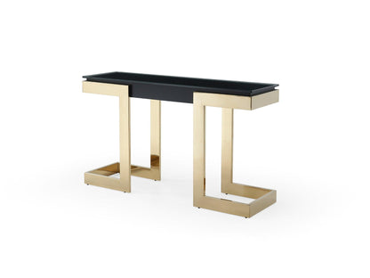 Consolle Zen nera e oro 52W