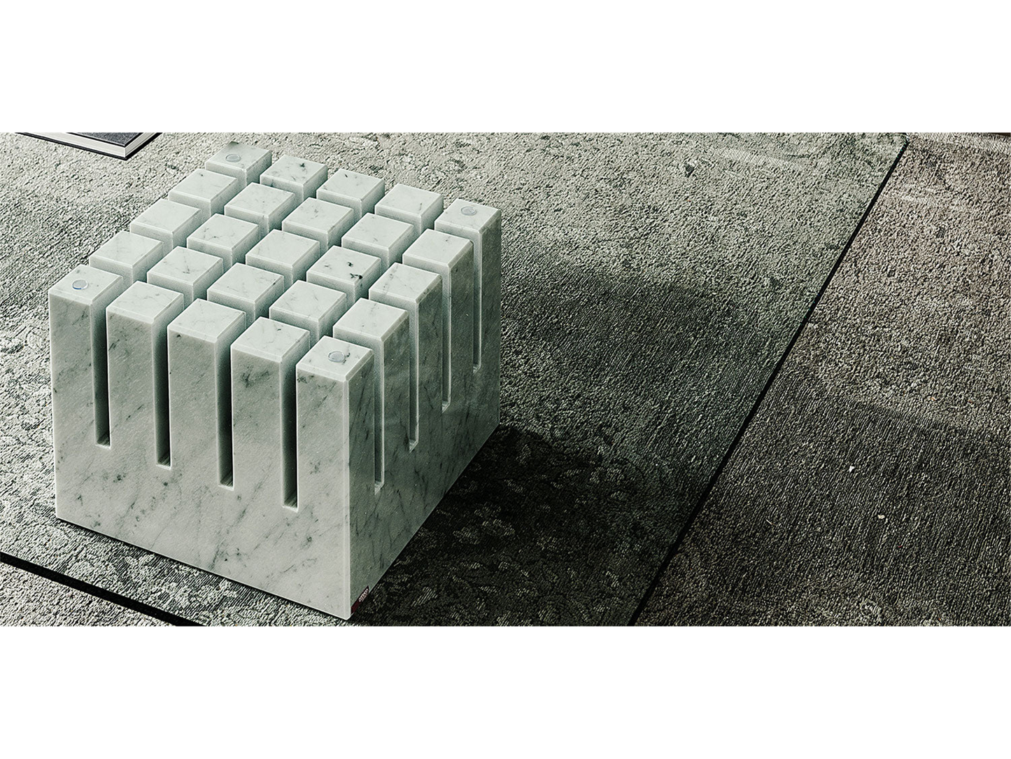 Tavolino da caffè in marmo Scacco