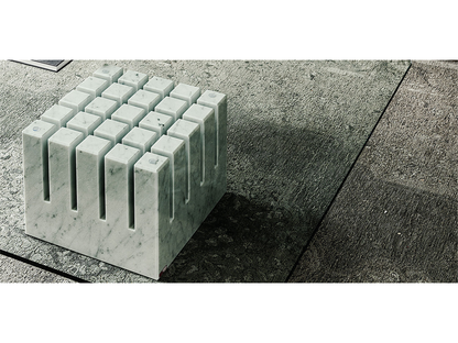 Tavolino da caffè in marmo Scacco