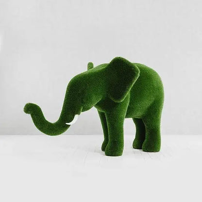 Collezione di topiaria di erba elefante