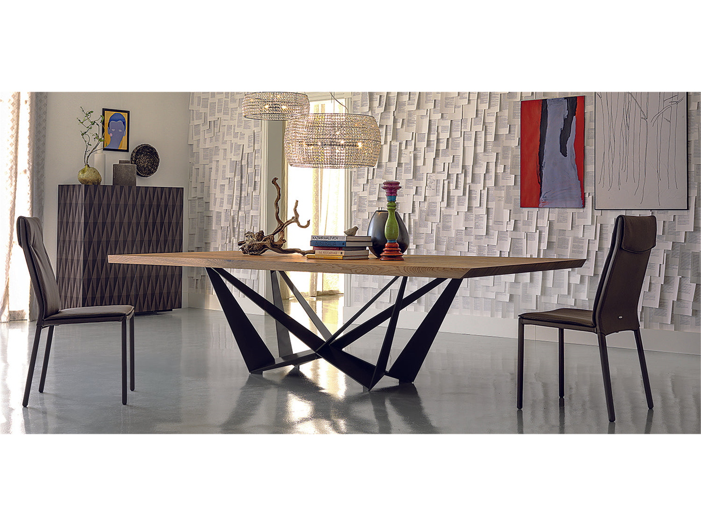 Tavolo da pranzo Skorpio Wood Master - 118W