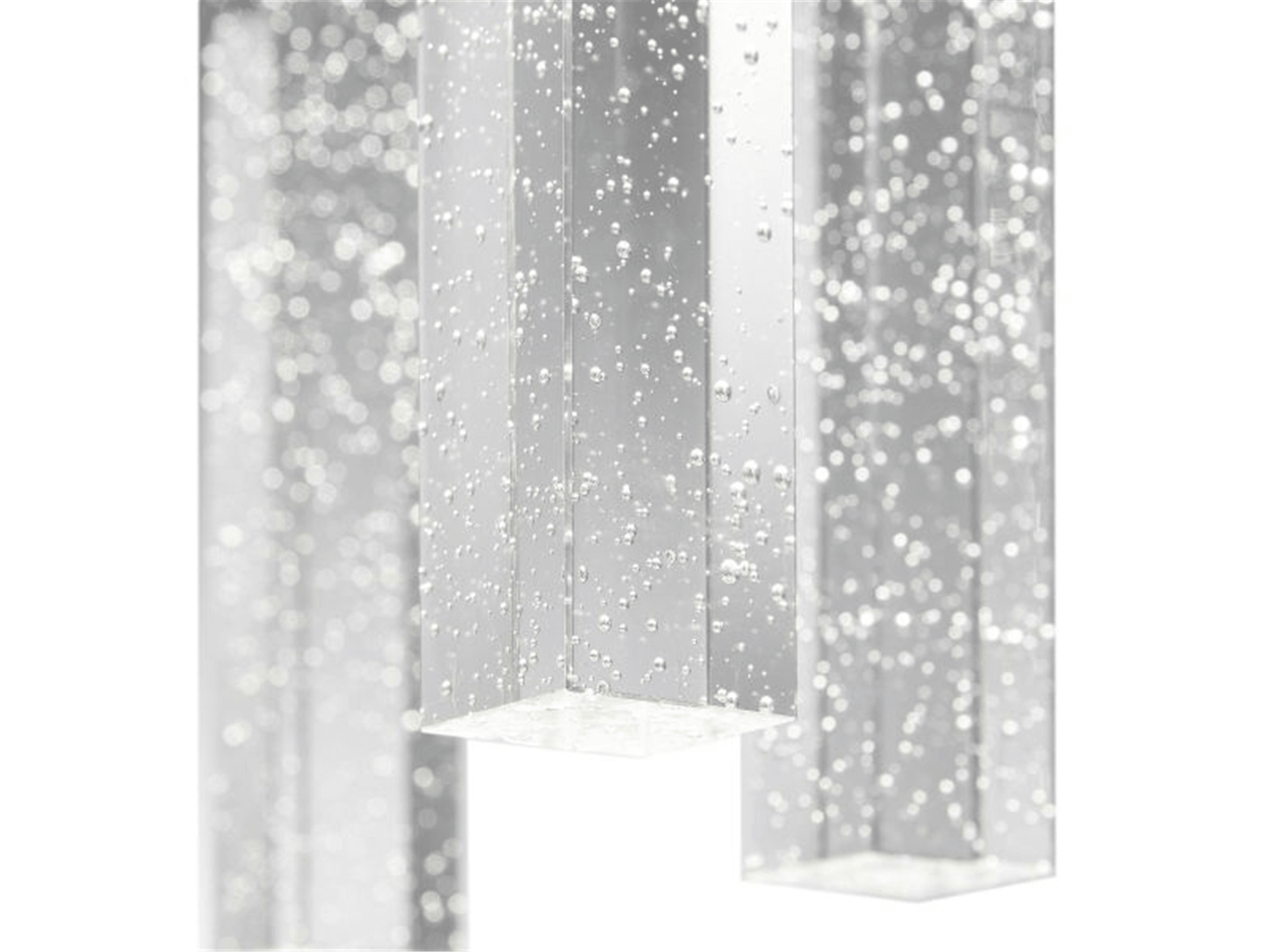 Lampadario rettangolare in cristallo Kay - Lampada a sospensione XL 15