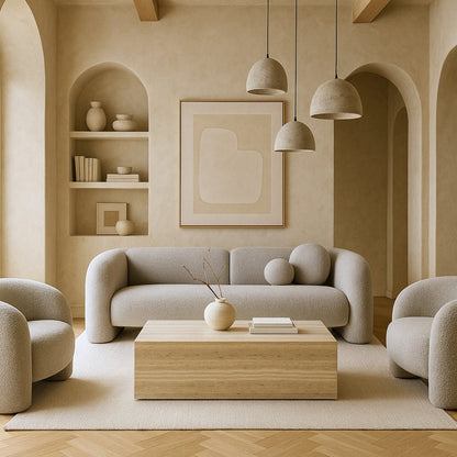 Tavolino da caffè in travertino Petra