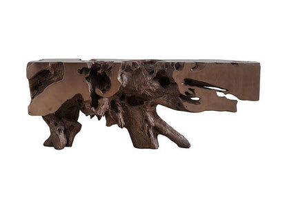 Tavolo consolle Freeform in finto legno