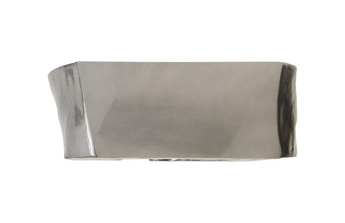 Plateada Hollow Console Liquid Silver