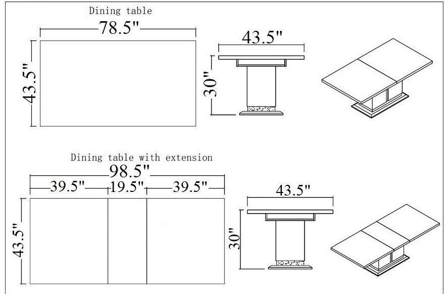 Collezione da pranzo Valedina
